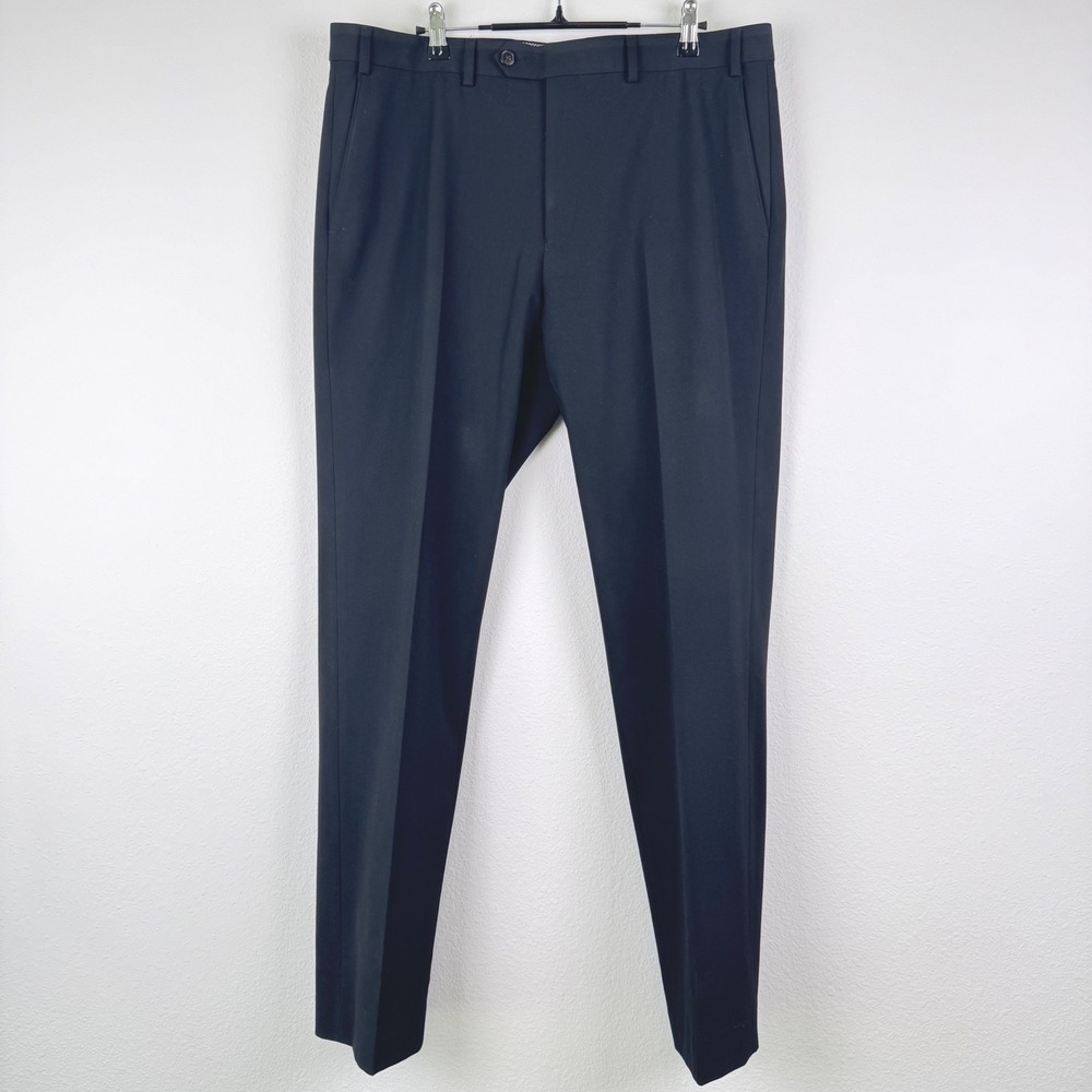 Chaps Dress Pants Mens 36x32 Black Excellent Classic Office Business Casual